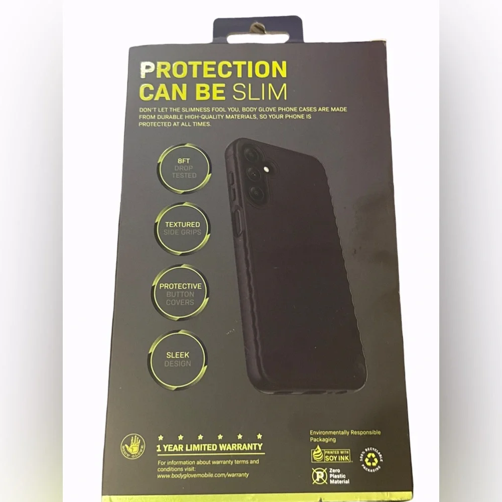 New Black Flexible Phone Case Body Glove for SAMSUNG GALAXY A15 5G Contour Grip